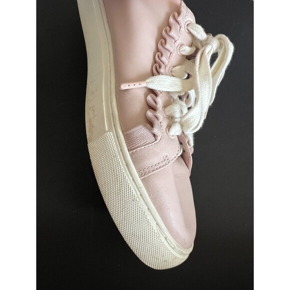 Tory Burch Sport Pink Leather Athletic Shoe Women's 11M Sneakers Ruffle SN36558 - Picture 12 of 16